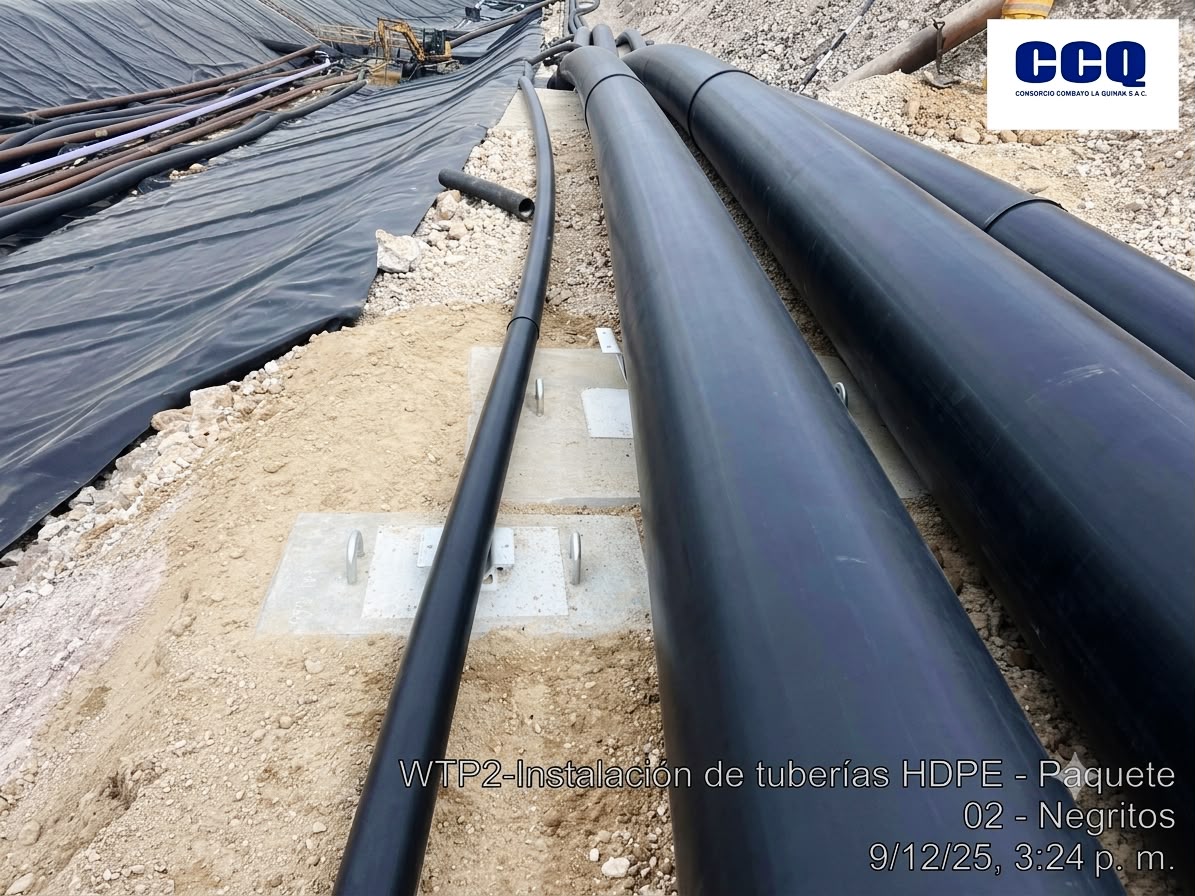 Instalación de Tuberías HDPE - Paquete 2 - WTP